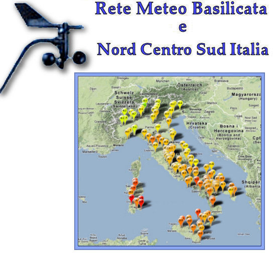 Rete Meteo Basilicata e Nord Centro Sud Italia